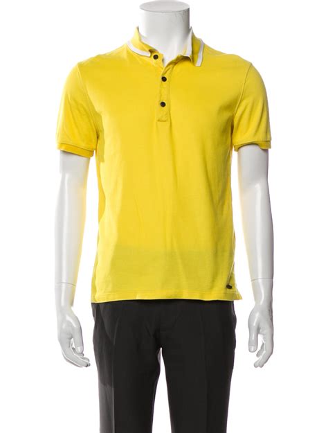 burberry polo shirt yellow